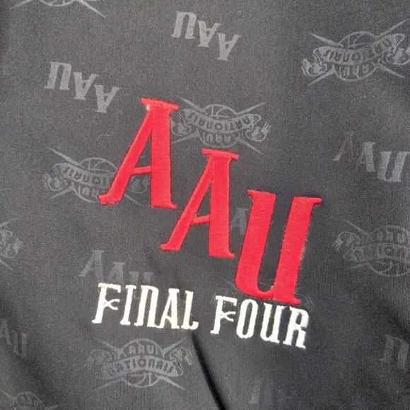 C.T. Sports Mens AAU Nationals Final Four Zip Up Hoodie Black XXL All Over Print - Picture 4 of 13